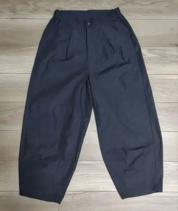 PUBLIC TOKYO 웨더 크로스 배기 팬츠 블랙 와이드 팬츠