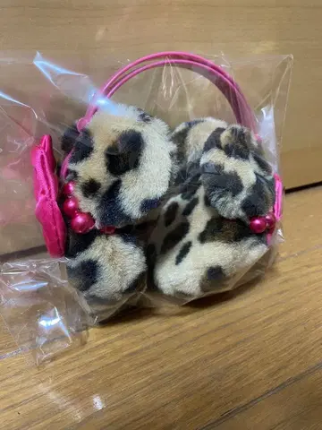 디즈니 리조트 미니 귀마개 레오파드 무늬 [ 단종, 레어 ]