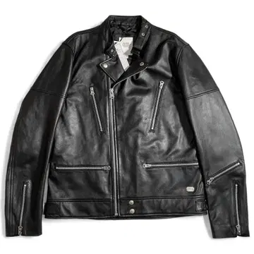 미사용 클라이미 더블 라이더 자켓 램 가죽