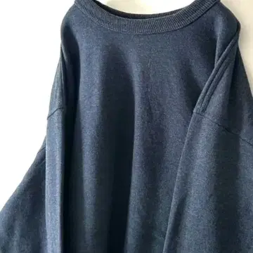 챔피온 로고 자수 플레인 맨투맨 XL 네이비 구제 의류