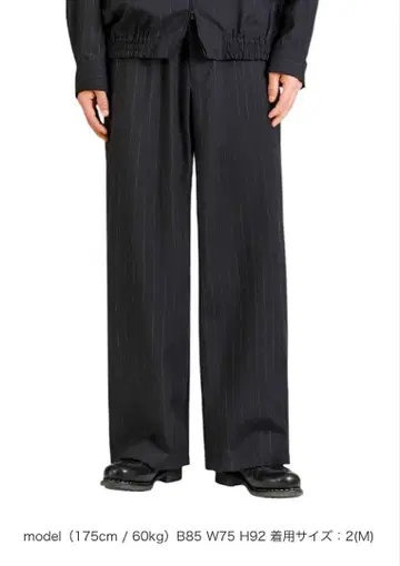 markaware 네이비 스트라이프 팬츠 2(M)