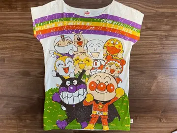 호빵맨 키즈 컬렉션 반팔 T셔츠 성인용 M 사이즈