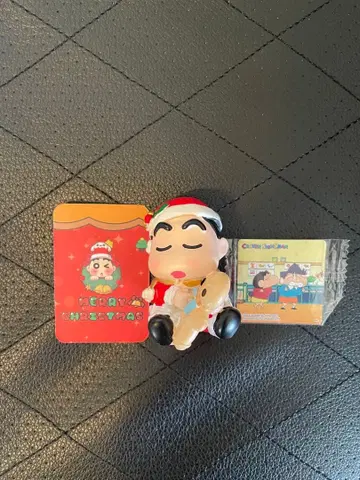 짱구는 못말려(크레용 신짱) 피규어 씰 카드 크리스마스