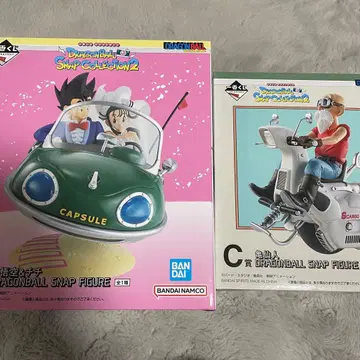 드래곤볼 제일복권 손오공&치치 거북선인 스냅 피규어 세트