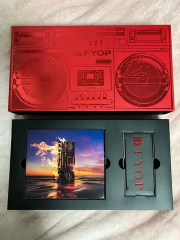 B'z 수량 한정판 FYOP CD+메탈 스마트폰 스피커 RED