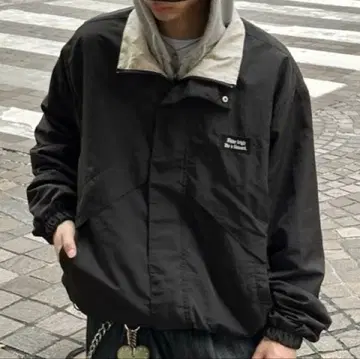 나일론 자켓 리버서블 블랙, 화이트