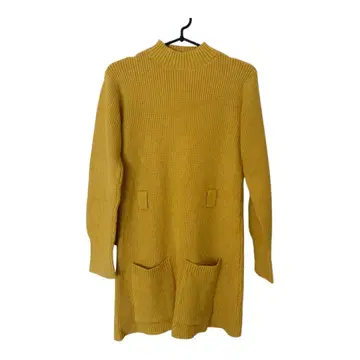 CECIIL McBEE 머스타드 롱 니트 긴팔 프리 사이즈