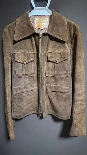 HIDES AT Alexander 스웨이드 가죽 자켓