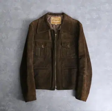 가죽 자켓 HIDES AT Alexander 스웨이드 가죽 자켓