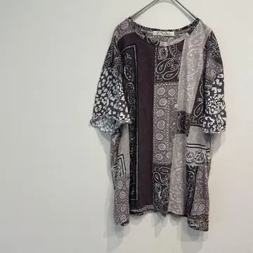 새상품급 We The Free [ M ] 오버 사이즈 T셔츠 그레이 계열