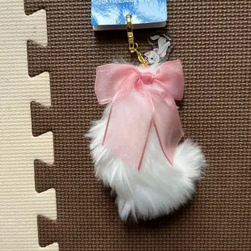 디즈니 마리 꼬리 키체인 패셔너블 캣 고양이