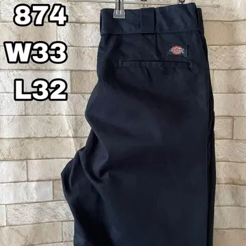 디키즈 워크 팬츠 874 자수 네이비 33 x 32