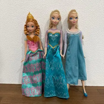 안나와 엘사 인형 세트 3체