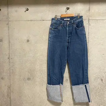 Levi's RIBCAGE 스트레이트 청바지 하이웨스트 W25 L34