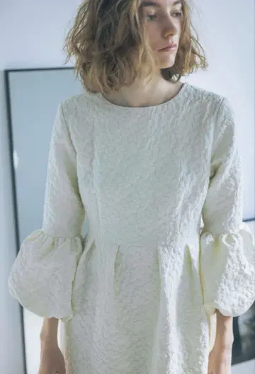 노스탤지어 화이트 원피스