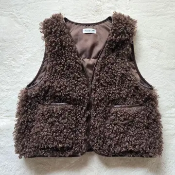 CIAOPANICTYPY 파이핑 퍼 베스트 푸들 퍼