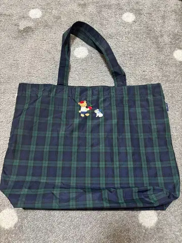 familiar 체크 무늬 에코백