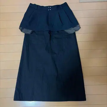 Ray BEAMS 이소재 레이어드 스커트