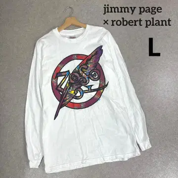 레어 90s jimmy page & robert plant 밴드 T셔츠