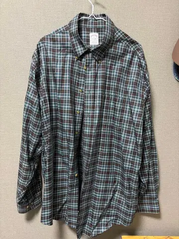 체크 무늬 플란넬 셔츠 (긴팔)