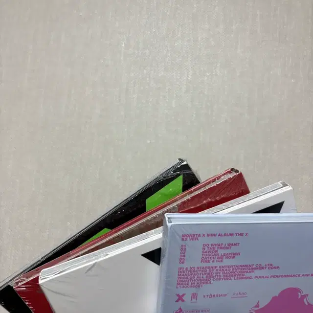 몬스타엑스 미개봉 앨범 1세트