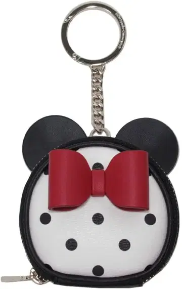 [ 미사용 ] 케이트 스페이드 미니 마우스 미니 파우치 키체인 포함