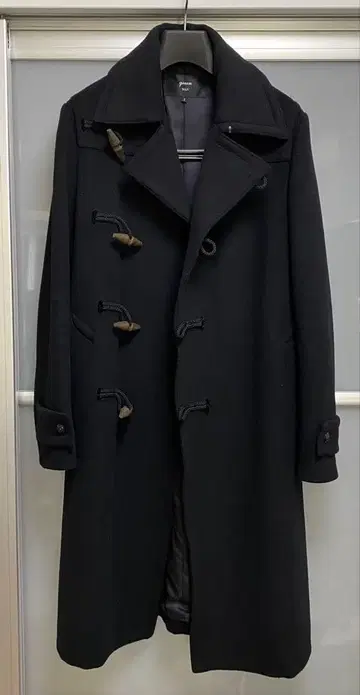 green MAN 그린 맨 현 HYKE 하이크 더플 코트 블랙