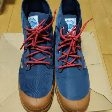 팔라디움 하이컷 스니커즈 네이비 방수 27cm