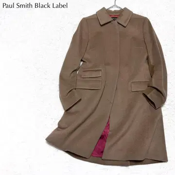 폴스미스 블랙 플라이 레더 울 코트 고급 오피스 온워드 카시야마