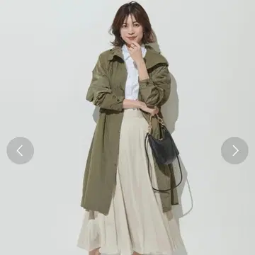 [ 새상품급 ] 23구 스프링 코트 라이트 나일론 필드 아우터 카키 발수