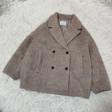 24AW MANOF SHAGGY COCOON COAT