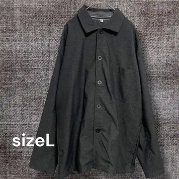 [새상품급!] 남성용 커버올 자켓 블루종 블랙 L 사이즈