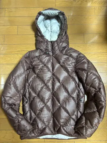 레어 mont-bell 몽벨 라이트 알파인 다운 파카 브라운