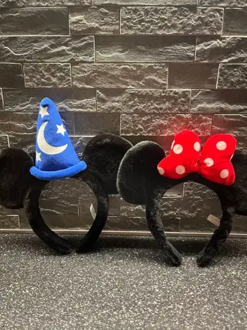 미키 미니 귀 머리띠 세트 2개 SET