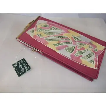 천연 가죽 로우케츠 염색 가마구치 안경 케이스 미사용품