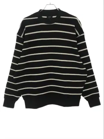 BEAMS 빔즈 23AW 보더 서멀 크루넥 티셔츠 m