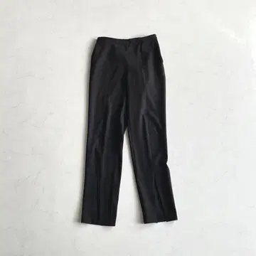 LE PHIL 2WAY 트윌 프론트 슬릿 팬츠 블랙 24AW