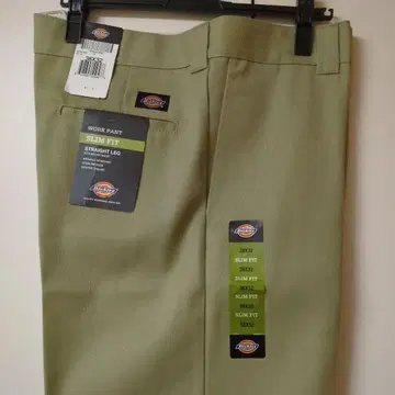 새상품 흠집 있음 38x32 KH 슬림핏 워크 팬츠 디키즈