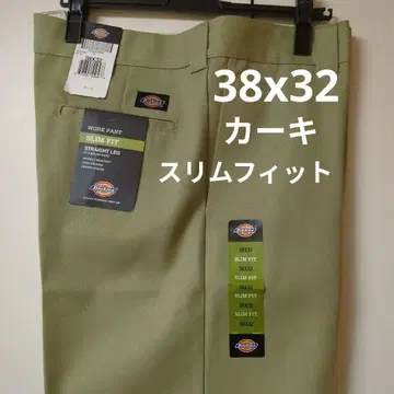 새상품 흠집 있음 38x32 KH 슬림핏 워크 팬츠 디키즈