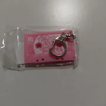 B'z 후쿠오카 한정 11월 30일 카세트 테이프형 키링 핑크