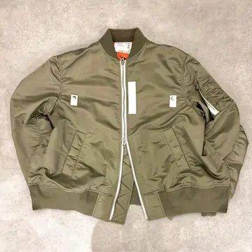 Sacai MA-1 플라이트 자켓 SCM-051 올리브 3