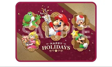 슈퍼 마리오 담요 (라쿠텐 북스 한정판 특전)