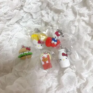 헬로키티 아메리칸 디자인 메지루시 액세서리 5종 컴플리트