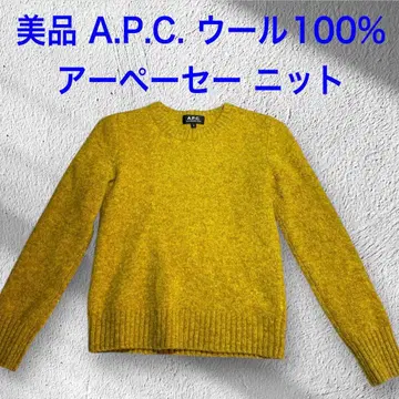 새상품급 A.P.C. 아페쎄 울 니트 크루넥