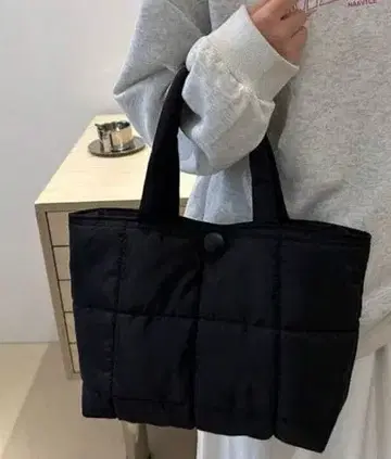 퀼팅 토트백 가을/겨울 블랙 인기 심플