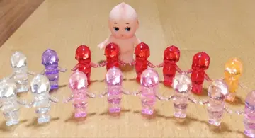 큐피 아크릴 마스코트 세트