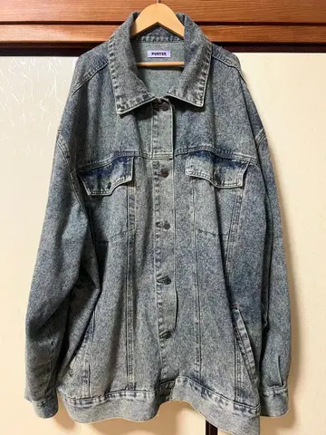 PUNYUS 오버다이 데님 G 사이즈 4 완판템
