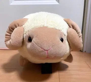 크림색 양 봉제 인형 약 30cm