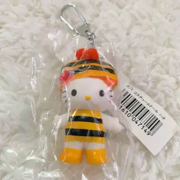 [ 헤이세이 레트로 ] 산리오 헬로키티 코스튬 마스코트 키링 벌