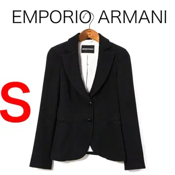 H4071 엠포리오 아르마니 2 버튼 도트 무늬 테일러드 자켓 Y2K